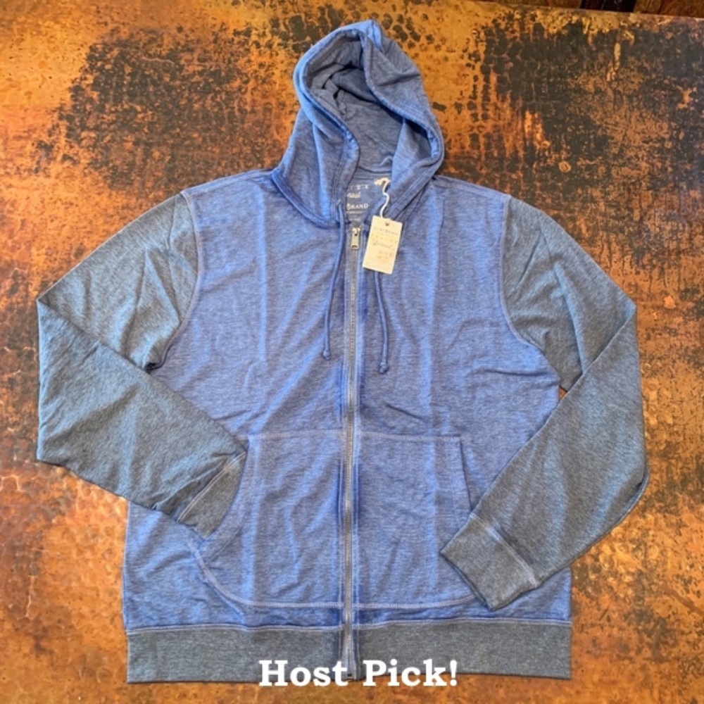 NWT Lucky Brand Venice Burnout Hoodie - Picture 6 of 6